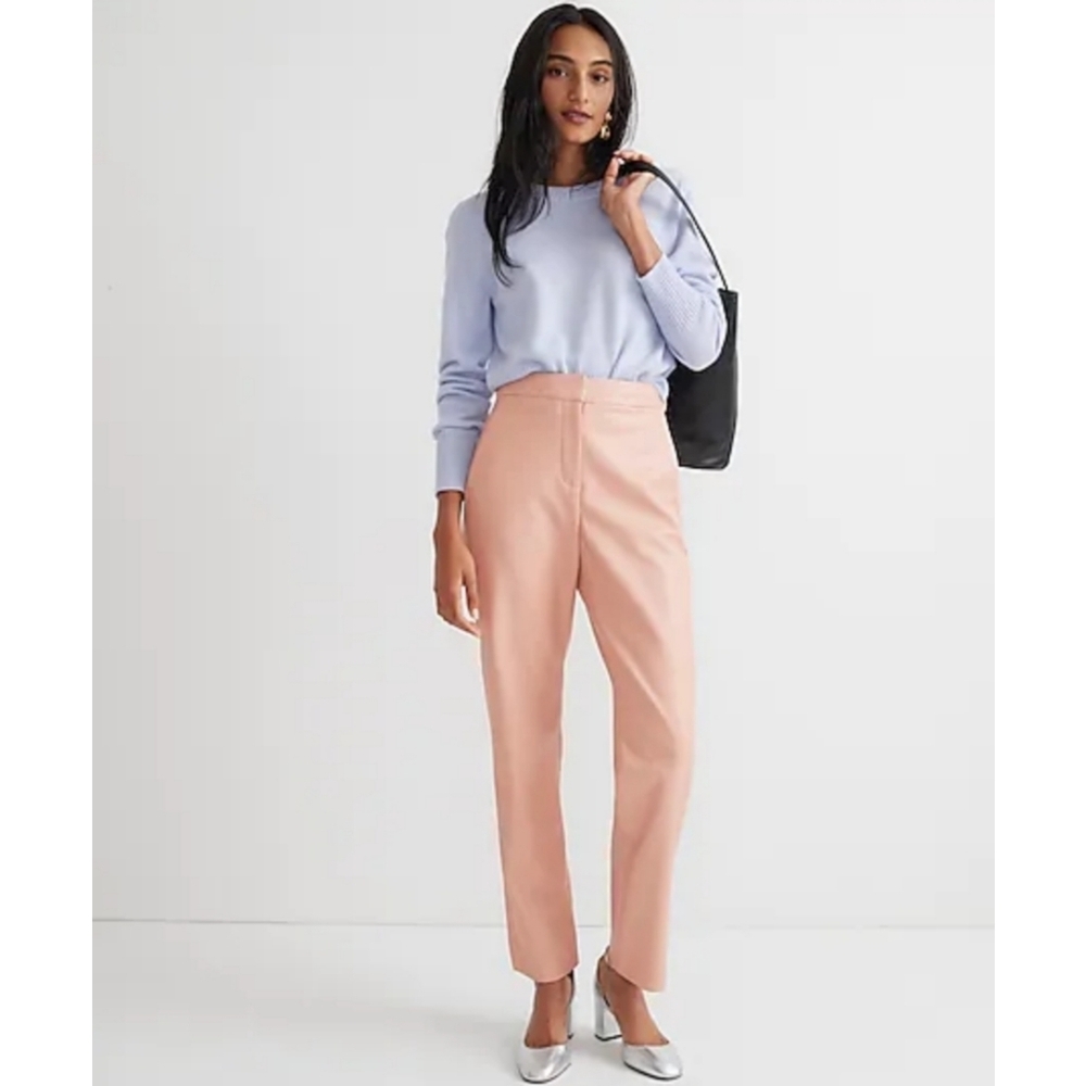 30. J.Crew Kate straight-leg pant in faux leather